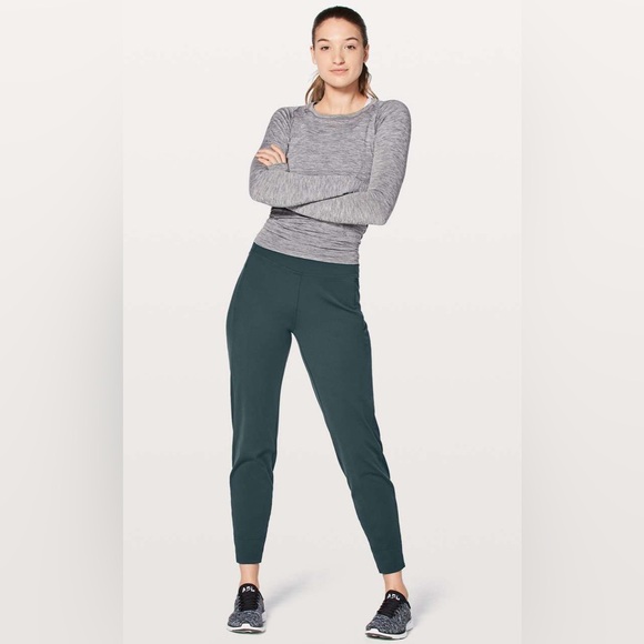 Lululemon Run Rulu Run Pant - Size 6 Nocturnal Teal - Picture 2 of 9